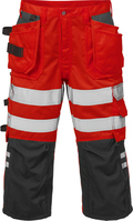 Fristads Kansas 100976-396-C48 Hi-Vis 3/4 Funktionsbundhose 2027 PLU Warnschutz