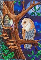 Crystal Art Owl and Fairy Tree Notebook CANJ-1