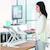 Fellowes Lotus Sit Stand Workstation White 0009901