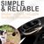BLUZELLE Extendable Dog Leash for Small & Large Dogs, Retractable Dog Lead 3m/5m/8m with Metal 360° Carabiner Clip Snap Hook, Ergonomic Handle, Flexible Nylon Strap Black