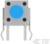 Kurzhubtaster, Schließer, 50 mA/24 VDC, unbeleuchtet, Betätiger (blau, L 3.25 mm