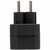 3-fach Adapter, 3 x Dose Typ C auf 1 x Stecker Type E + F, schwarz