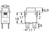 Druckschalter, 1-polig, rot, beleuchtet (rot), 10 (8) A/250 VAC, 12 (8) A/250 VA