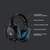 Logitech Fejhallgató - G432 Gaming headset (Vezetékes, USB/3,5mm Jack, Dolby DTS 7.1 hangzás, hangerőszabályzó, fekete)