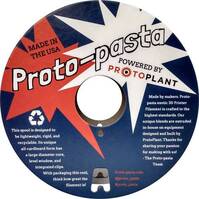 Proto-Pasta CFP12805 Original Carbon Fiber PLA 3D nyomtatószál PLA műanyag 2.85 mm 500 g Karbon 1 db