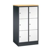 INTRO steel compartment locker, compartment height 345 mm