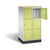 INTRO steel compartment locker, compartment height 345 mm