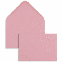 Briefumschläge C6 100g/qm gummiert VE=100 Stück rosa