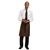 Chef Works Unisex Bistro Professional Apron in Brown Size R
