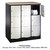 Offene Garderobe Schließfachschrank Garderobenschrank 9 Fächer 125x115x54 cm