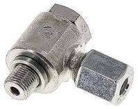 WH6LR Winkel-Schwenkverschraubung G 1/8"-6 L (M12x1,5), Stahl verzinkt