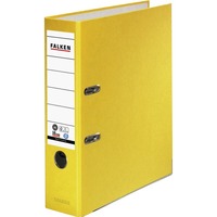 FALKEN Recycolor-Farb-Ordner S80 DIN A4, Rückenbreite 80 mm, gelb