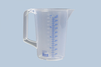 Measuring jug 1 L, PP, 2 scales