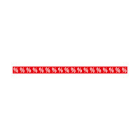 Sticker XXL / Promotional Sticker / Display Window Sticker | white film, self-adhesive red / white red %