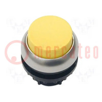 Switch: push-button; 22mm; Stabl.pos: 2; yellow; none; IP67; Pos: 2
