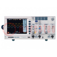 Oscilloscope: digital; DSO; Ch: 2; 200MHz; 2Mpts; LCD 8"; ≤1.7ns