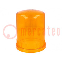 Lampenschirm; orange; IP65; Ø150x205mm; Mat: ABS