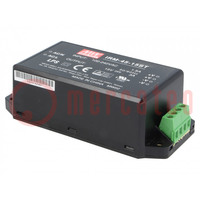 Power supply: switching; for building in,modular; 45W; 15VDC