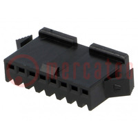 Plug; wire-wire; female; NPP; 2.5mm; PIN: 8; w/o contacts; for cable