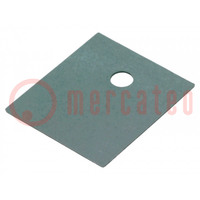 Heat transfer pad: silicone; TOP3/1; 0.4K/W; L: 20.5mm; W: 17.5mm