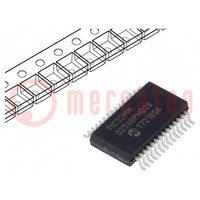 IC: PIC mikrokontroller; 256kB; 2÷3,6VDC; SMD; SSOP28; PIC32; tubus