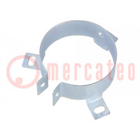 Mounting clamp; horizontal; for large capacitors fastening