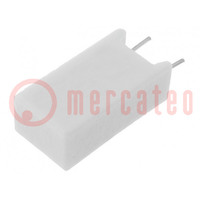 Resistor: wire-wound; cement; vertical,THT; 470mΩ; 5W; ±5%