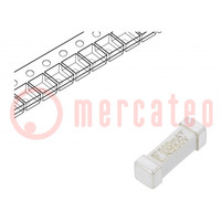 Bezpiecznik: topikowy; zwłoczny; 500mA; 250VAC; 250V; 125VDC; SMD