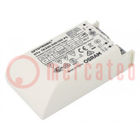 Power supply: switched-mode; LED; 19W; 27÷54VDC; 350mA; 198÷264VAC