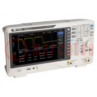 Vektor hálózat elemző; Sáv: 100kHz÷3,2GHz; LCD TFT 10,1"