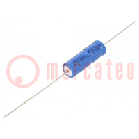 Condensator: elektrolytisch; THT; 100uF; 63VDC; Ø10x30mm; ±20%