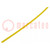 Krimpkous; zonder lijm; 2: 1; 1,6mm; L: 1m; geel; polyolefin