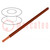 Cable; Silivolt®-E; 1x0,25mm2; cuerda; Cu; silicona; marrón; 300V