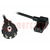 Kabel; CEE 7/7 (E/F) Stecker,IEC C13 weiblich 90°; 5m; schwarz
