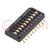 Switch: DIP-SWITCH; Poles number: 10; OFF-ON; 0.025A/24VDC; Pos: 2