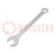 Wrench; combination spanner; 22mm; Overall len: 260mm