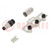 Connector: M8; male; PIN: 3; straight; for cable; plug; 4A; IP65,IP67
