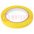 Tape: electrical insulating; W: 12mm; L: 66m; Thk: 60um; yellow; 80%