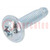 Screw; for metal; with flange; 5x20; Head: button; Torx®; TX25; zinc