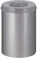 ECO Sicherheitsabfallbehälter - Silber, 47 cm, Stahlblech, Für innen, 30 l