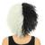Perruque femme cruelle - noir, blanc