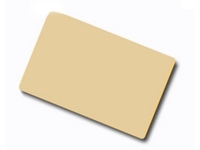 Plastikkarte - 86 x 54mm, 30mil, 0.76mm (blanko) - braun - inkl. 1st-Level-Support