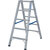 Stufen-DoppelLeiter, (Alu), Arbeitshöhe 2,95 m,Leiternhöhe 1,2 m, Stufenanzahl 2x5, Gewicht 6,6 kg