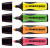 Premium-Textmarker STABILO® BOSS® EXECUTIVE. Kappenmodell, Farbe des Schaftes: schwarz mit Schreibfarbe, Farbe: pink, inkjet geeignet
