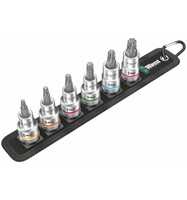 Wera Belt C 3 TORX HF Zyklop Bitnuss-Satz TORX, mit Haltefunktion, 1/2"-Antrieb, 6-tlg.