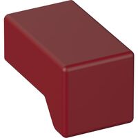 Produktbild zu Pomolo HEWI 547.32B largh. 15 mm, prof. 25 mm, poliammide rosso rubino opaco
