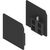 Produktbild zu SOLIDO 80 Set placchette copertura p.profilo montaggio parete nero opaco
