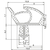 Skizze zu Innentürdichtung SP 7576, Kurzbund 25 Meter, Kunststoff rustikalbraun