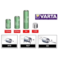 Varta CR 1/3 N Primary Lithium Button Litio 3V batería no-recargable (6131101401)