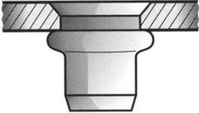 Blindnietmutter Stahl verzinkt Senkk. M 8x11x18,5 Gesipa